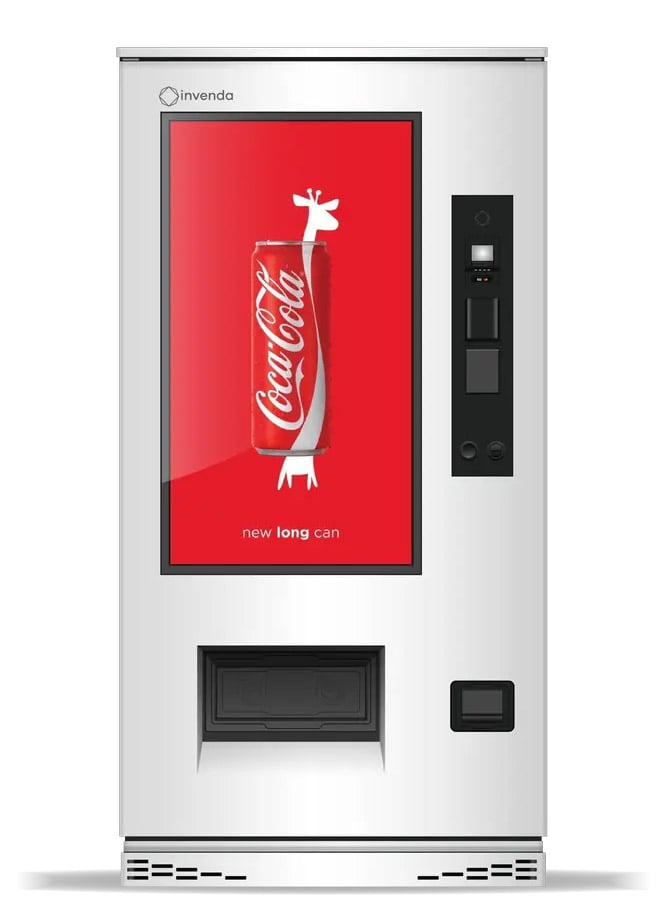 Invenda Vending Machine: Outdoor Vending Machine with Full Screen Ad